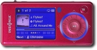 Insignia - Sport 4GB Video MP3 Player with Bluetooth Technology - Red - NS-4V17R