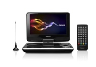 Lenco DVP-9411 tragbarer DVD-Player (22,9 cm (9 Zoll), DVB-T Tuner, USB)