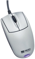 Micro Innovations Mobile - Mouse - optical - 3 button(s) - wired - USB - white - retail