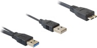 DeLOCK 82909 USB Y-Kabel USB3.0 Typ A Stecker auf  USB 3.0 Typ Micro-B Stecker