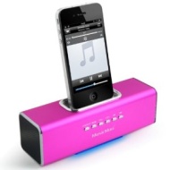 Stereo Lautsprecher Soundstation MusicMan Docking Pink