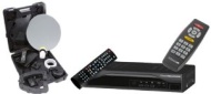 Micro CS40 HD50 EasyFind Digitale Camping Satellitenanlage (EasyFind, HDMI, Easy Zapp Fernbedienung, 230/12V) schwarz
