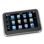 Koolertron Portable 4.3 inch Touch Screen Car GPS System Sat Nav Satnav Navigation with Multimedia Player MP3 MP4 FM 4GB