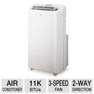 LG 11,000 BTU Portable Air Conditioner with Remote Control - White