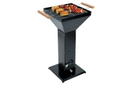 Pedestal Charcoal BBQ with a Gloss Black Finish