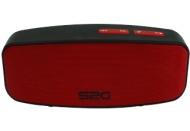 SOUND2GO Axess Stereo Schwarz/ Rot Bluetooth Lautsprecher