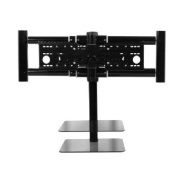 AVF Nexus Series NXL4502PB Black 36&quot; - 70&quot; Flat Panel TV Corner Mount With AV Shelf