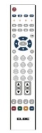 Elbe 4 CLICK - Mando a distancia universal programado para TV, permite controlar hasta 4 aparatos, color blanco