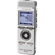 Olympus DM-420 - Digital voice recorder - flash 2 GB - WMA, MP3