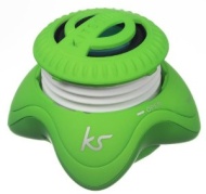 KitSound Invader mini haut parleur Portable pour iPhone/iPad/iPod/MP3 Player/PC portable - Vert