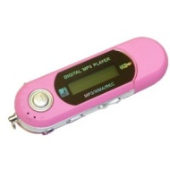 Micropix - MP3 Player mit FM-Radio USB-und Voice Recorder (2GB, Red)