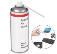 Compressed Air Duster Can HFC Free Gas Flammable 400ml (1 PACK)- AIR DUSTER used as keyboard cleaner, Printer Cleaner, Laptop Cleaner, Xbox 360 &amp; Play