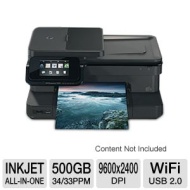 Photosmart 7520 Wireless e-All-in-One Inkjet Printer, Copy/Fax/Print/Scan &nbsp;CZ045A#B1H