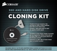 Corsair CSSD-UPGRADEKIT Force Series 3 SSD Notebook Upgrade Kit (SATA 3, USB 2.0/3.0) wei&szlig;