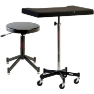 Photogenic TONY Posing Table with Casters and the PG341B Posing Stool