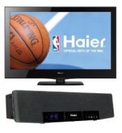 Haier 24-Inch 1080p 60Hz LCD HDTV with  Soundbar