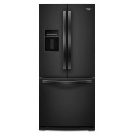 Whirlpool 20 cu. ft. French Door Refrigerator w/ Exterior Dispenser - Black