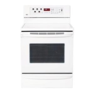LG LRE30757SW - Range - freestanding - with self-cleaning - smooth white