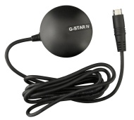 GlobalSat 07-BR-355-S4 GPS Receiver (Black)
