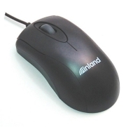 Inland USB Optical Mouse, Black