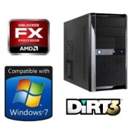 PC Trading Gaming Desktop Computer - AMD Bulldozer Bulldozer Black Edition FX-4170 Quad Core @ 4.2GHz 12Mb Cache + AMD Turbo Core Technology, 8Gb (819