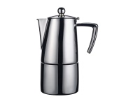 Ilsa Coffee Maker &quot;Slancio&quot; for Induction - Inox 18/10 4-cup