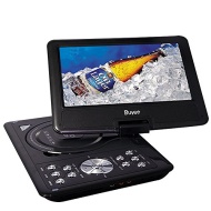 Buyee Rotating Swivel Screen Handheld Portable DVD Player LCD Screen with Function of VCD CD SD TV MP3 MP4 USB Games Car Charge (7.5 inch)