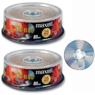 Maxell CD-R MUSIC CD (XL-11 80 Music) - 80 minute Blank Music CD (Compact Disc Digital Audio Recordable) - Compatible with Steepletone Edinburgh, Lanc