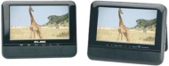 ELBE PDVD-3370-DUAL Lecteur DVD portable avec 2 &eacute;crans 7&quot; Noir