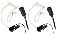 Midland AVPH3 Transparent Security Headsets with PTTVOX  Pair Standard Packaging