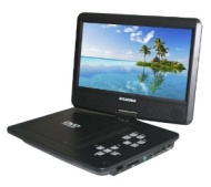 Sylvania 10&quot; Portable DVD Player with Swivel Screen and Built-in extended life rechargeable Lithium Polymer battery, SDVD1030