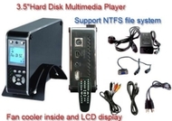 TeckNet OT105 3.5&quot; Hard Disk Drive Media Player / Data Storage With LCD Displayer - Black