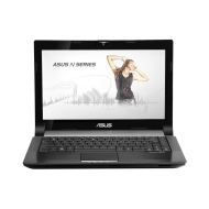 Asus X4GSN-VX065V 35,6 cm (14 Zoll) Notebook (Intel Core i5 2410M, 2,3GHz, 4GB RAM, 500GB HDD, NVIDIA GT 550M, Blu-ray, Win7 HP) schwarz / silber