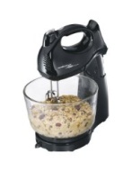 Hamilton Beach 64698 Power Deluxe Hand/Stand Mixer Black