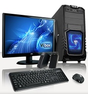 VIBOX Vision Package 2W - 3.8GHz (4.0GHz Turbo) Dual Core, Home, Office, Family, Gaming PC, Multimedia, Desktop PC, Computer Full Package with Windows