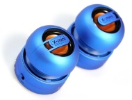 X-mini(TM) Max Capsule 2-Piece Stereo Speaker System, Blue