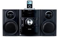 Sharp CD DH 790 NH Kompaktanlage (100 Watt, Apple iPod-Dock, Kassettendeck, USB 2.0) schwarz