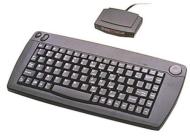 Adesso Wireless IR 88-Key Mini Black PS/2 Keyboard with 8D Cursor Control Pad  ( ACK-571PB )