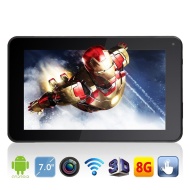 TBS&reg; M713 Android 4.0 MID 7 &quot;A13 1.2Ghz tablette PC, 512MB, DDR3, 8GB, avec &eacute;cran capacitif, appareil photo, wifi , Multimedia Flash Ebook Jeux 3D Cam