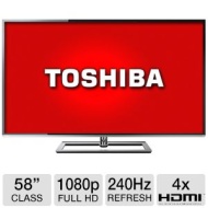 Toshiba 58&quot; Class LED TV - 1080p, 240Hz, 4x HDMI, 2x USB, Ethernet, Built-in WiFi, Energy Star Compliant (58L7300) &nbsp;58L7300