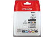 CANON PGI-580PGBK/CLI-581 Multipack Tintenpatrone mehrfarbig (2078C005AA)