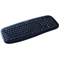 Lexma Wireless Desktop Keyboard and Mouse, Black