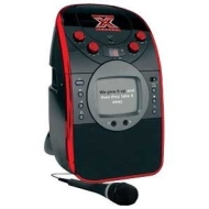 X Factor LS51 B Karaoke Machine CD Player with microphone - Black