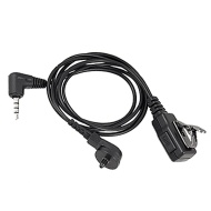 3.5mm Jack Two Way Radio Black Earphone for Yaesu VX160