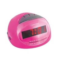 Lloytron J2002PK Sonata AM/FM Radio Alarm Clock - Pink