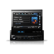 PIONEER AVH-6300BT 1-DIN Bluetooth AV Player with 7-inch Motorised Touch Screen, SD card input, iPod Control, Front USB and Aux-in