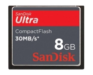 SanDisk 8GB CompactFlash CF Ultra 30MB/s Bulk Packaging