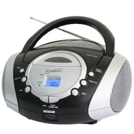 Supersonic MP3/CD Player with iPod Docking, USB/SD/AUX Inputs, Cassette Recorder &amp; AM/FM Radio