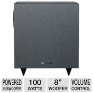 BIC America V-80 8&quot; 100-Watt Powered Subwoofer &nbsp;V-80