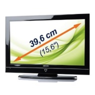 MEDION P12039 15,6&quot; / 39,6cm LED TV DVB-T DVD CI-Slot 2x HDMI MPEG4 USB 16:9 Bildoptimierung CTI 3D Kammfilter und Rauschreduktion